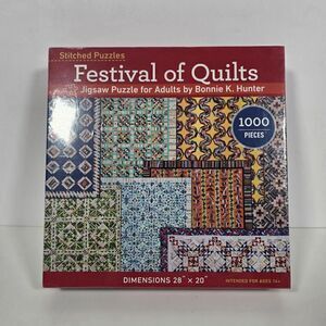 Festival of Quilts Jigsaw‎ Puzzle Bonnie K Hunter 1000 Pieces New